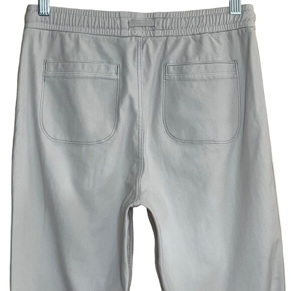 Athleta Farallon Jogger Pants Size 2 Birch in Gray Stretch Loose Fit Tapered - Picture 5 of 8
